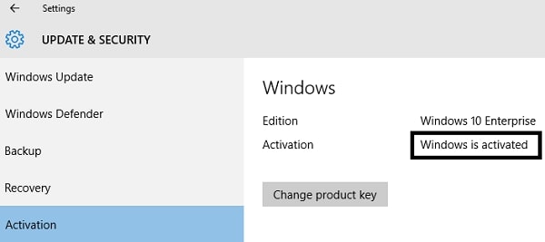 go to settings to activate windows 10