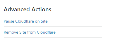 pause cloudflare