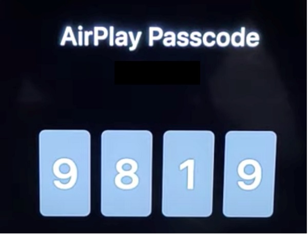 airplay passcode