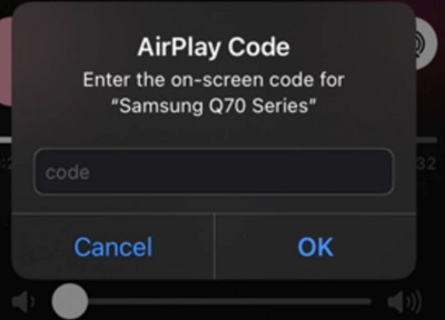 enter airplay code