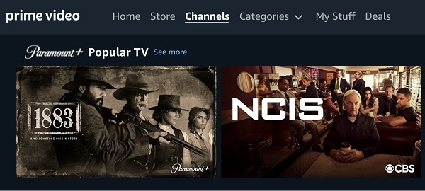 Paramount plus on amazon prime video