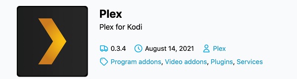 Plex for Kodi add-on