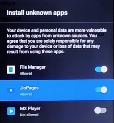allow app installation