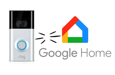 Google hub with ring 2024 doorbell