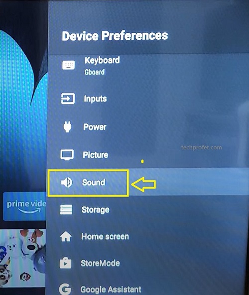 Hisense TV sound settings