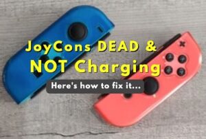 JoyCon completely dead and not charging
