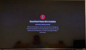 SmartCast home not available