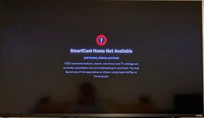 SmartCast home not available