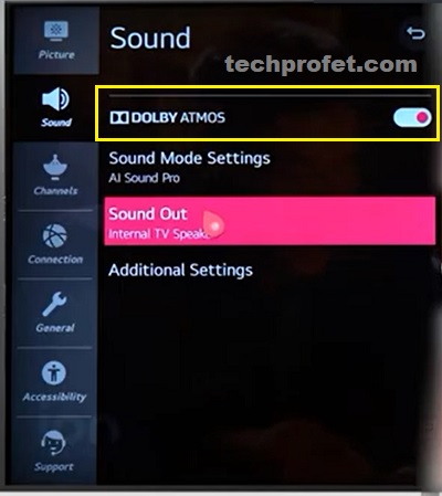 Turn off Dolby Atmos