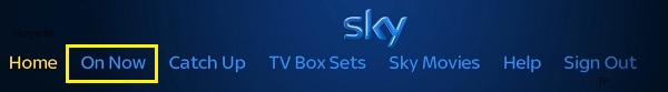 watch Sky Go live TV on PS5