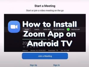 Zoom on Android TV