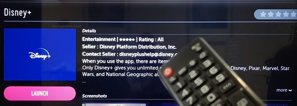 launch updated Disney+ app on LG TV