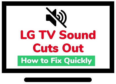 lg tv sound cuts out