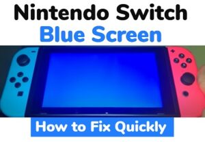 Nintendo Switch blue screen
