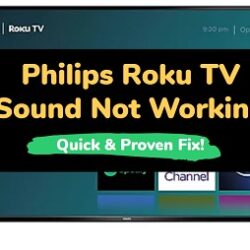 Philips Roku TV no sound