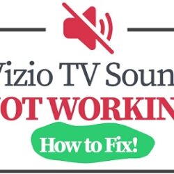 Vizio TV sound not working