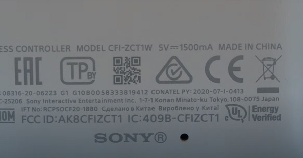 charge rating behind PS5 controller