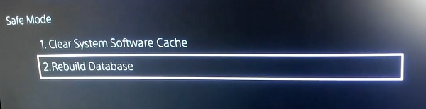 clear system software cache on PS5