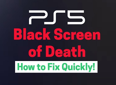 PS5 black screen