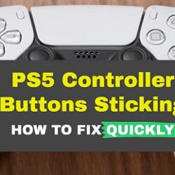 PS5 controller button sticking