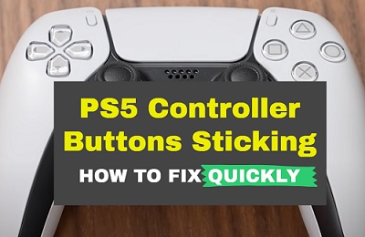 PS5 controller button sticking