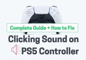PS5 controller clicking sound
