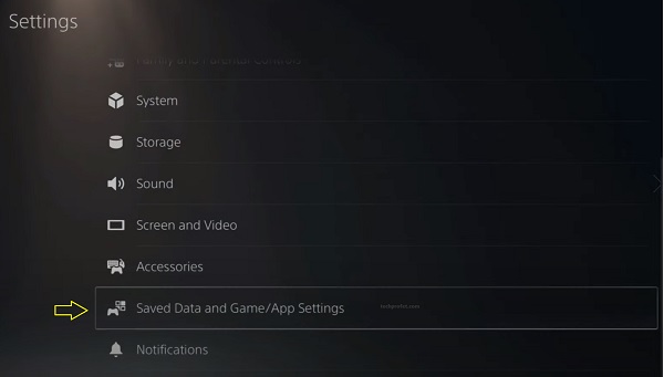saved data and game/app settings