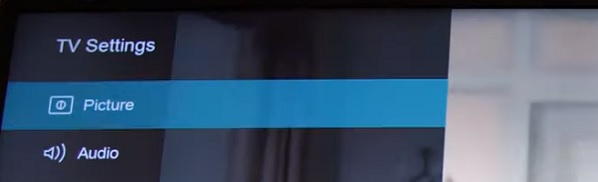 select picture settings on Vizio TV