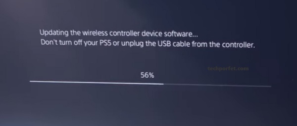 updating PS5 controller device software