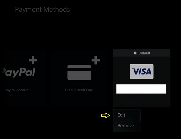 update credit card information