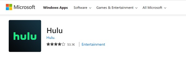 update Hulu app on Microsoft store