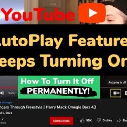 YouTube autoplay keeps turning on