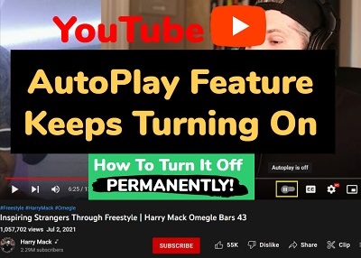 YouTube AutoPlay Keeps Turning On (Turn Off PERMANENTLY) - TechProfet