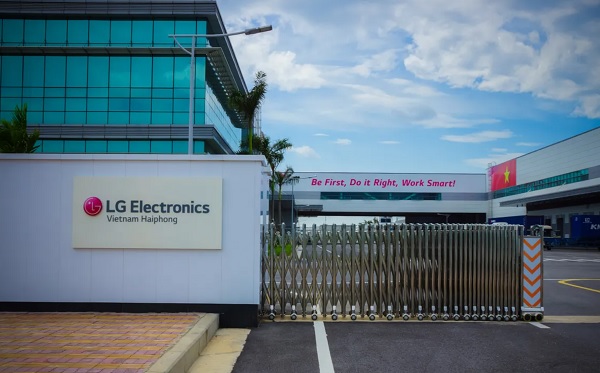 LG Electronics manufacturing plant in Vietnam