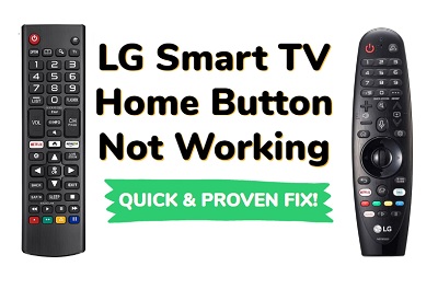 LG TV Home button not working