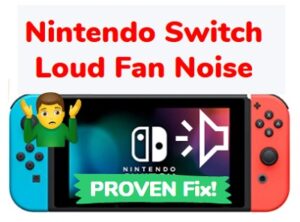 Nintendo Switch fan noise fix