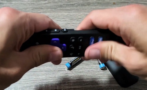press every button to loosen stuck buttons and reset remote