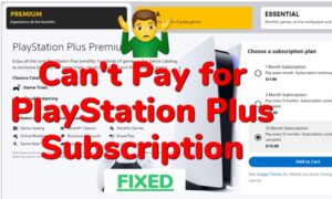 Why can't I buy PlayStation Plus on PS5
