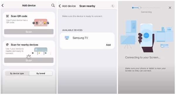 connect Samsung TV to SmartThings app