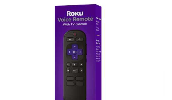 Box Of A New Element Roku TV Remote