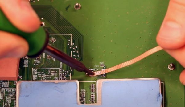 clean eeprom with solder wick