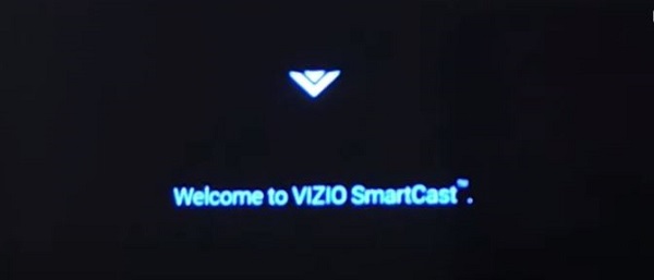 vizio tv opening screen