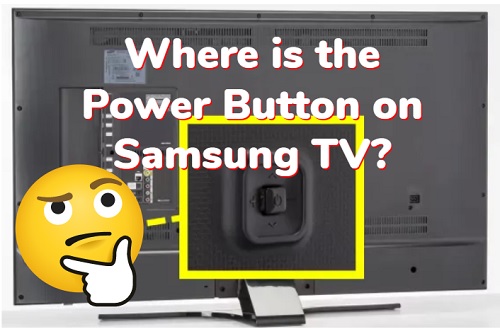 where is the power button on Samsung TV
