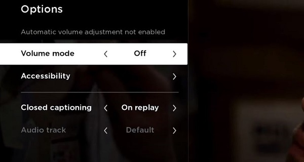 disable automatic volume adjustment