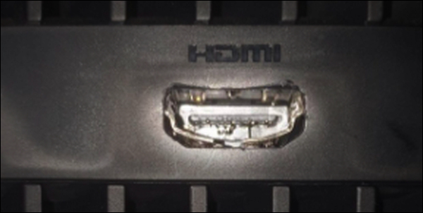 Broken HDMI port