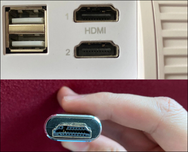 Broken HDMI cable