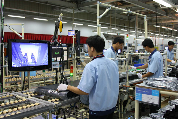 Samsung TV production plant in Vietnam