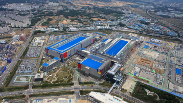 Samsung production line in Korea
