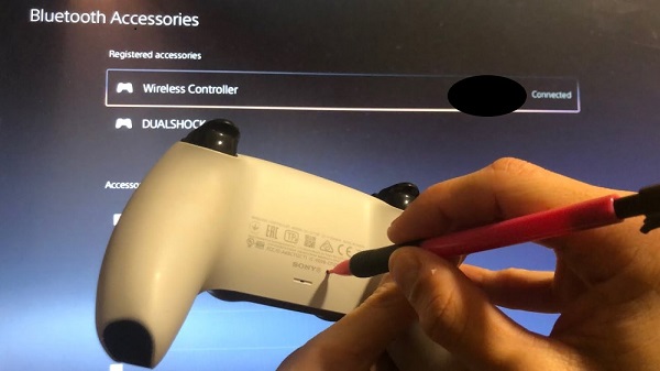 resetting ps5 controller
