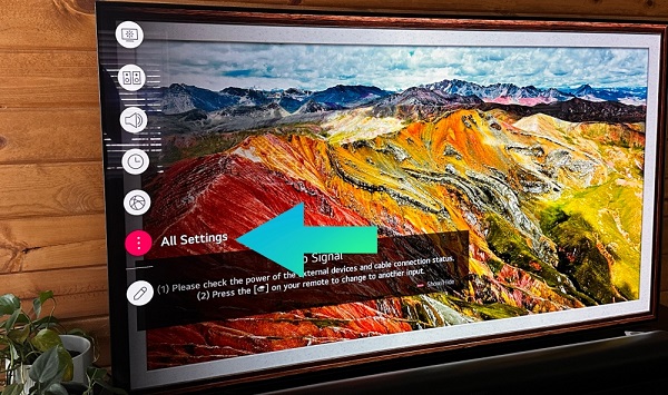 all settings on lg tv